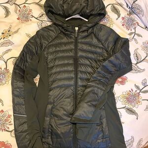 lululemon athletica forest green Jacket